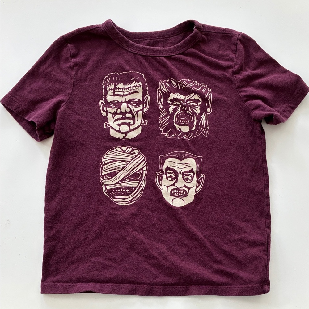 GAP Kids Graphic Tee - Deep Purple, 6/7